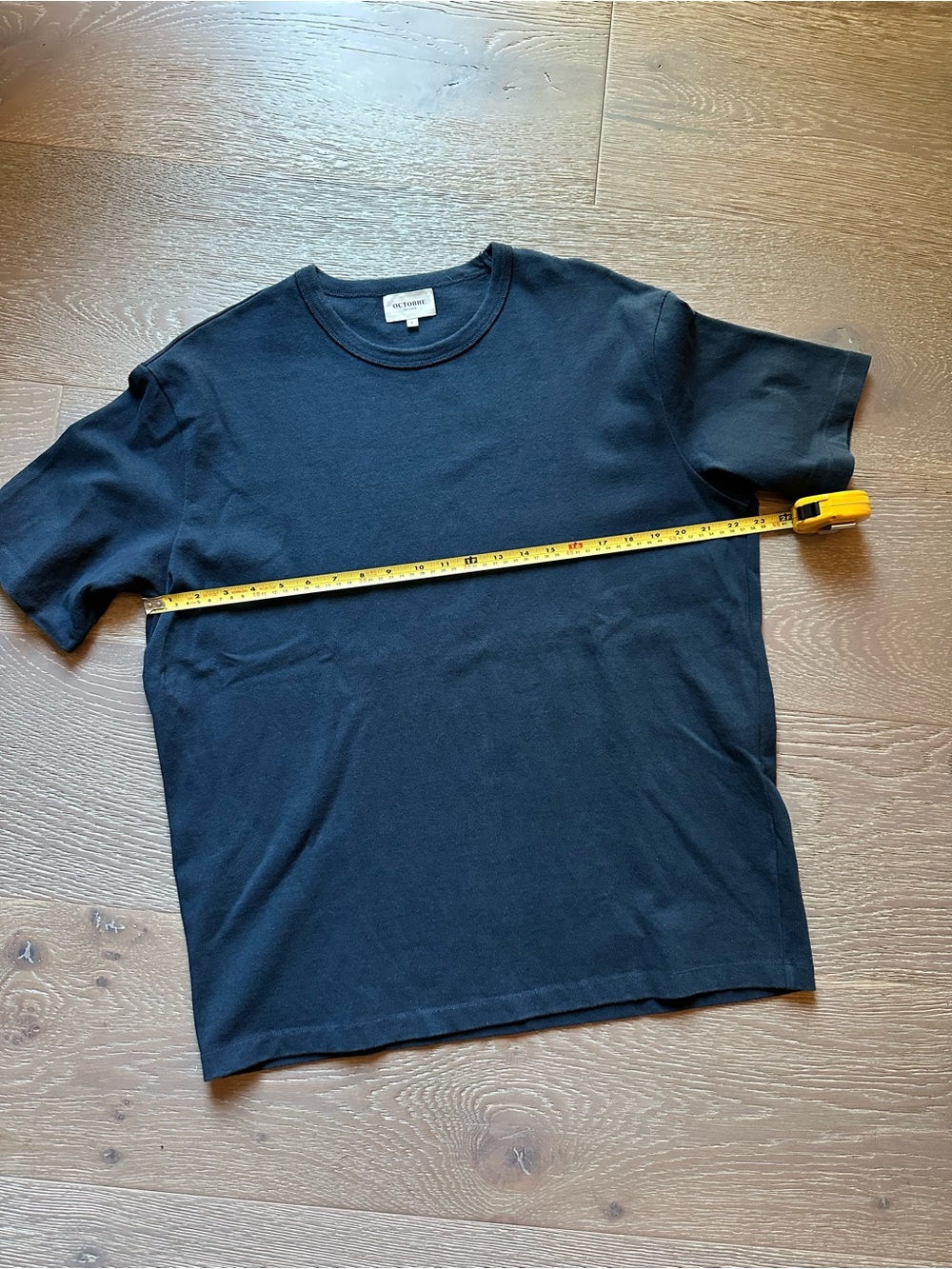 Octobre Editions Sezane Navy Crew Neck Men’s Tee L